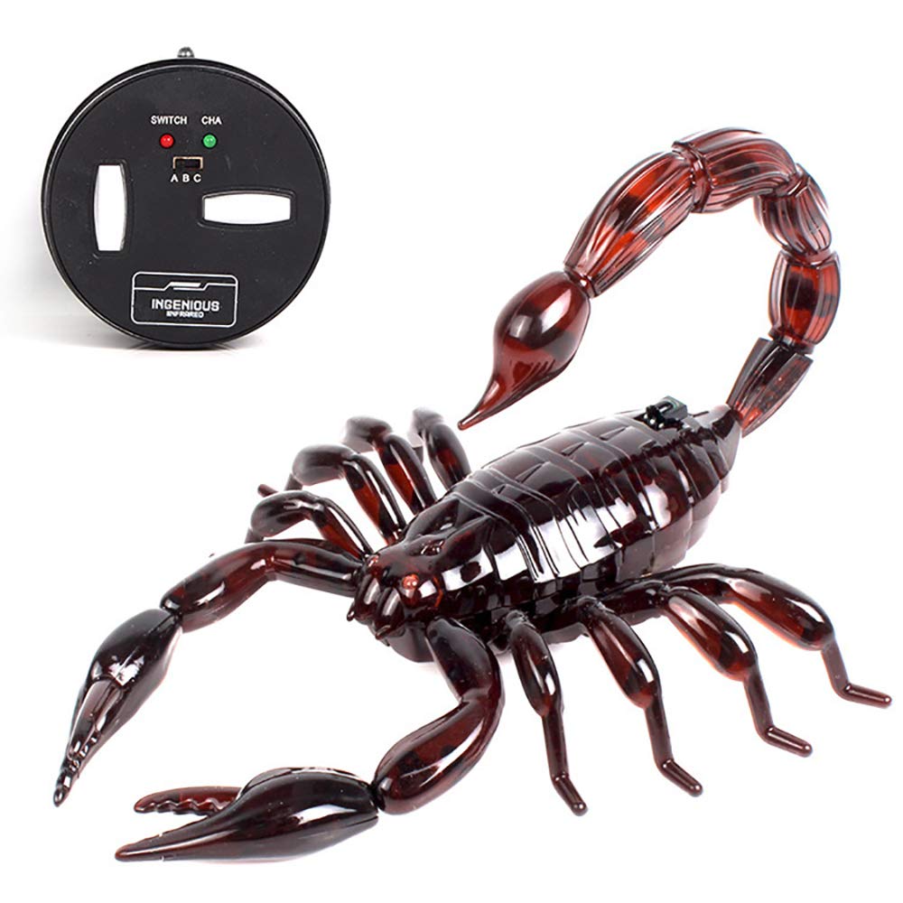 control remoto juguete RF escorpión rojo