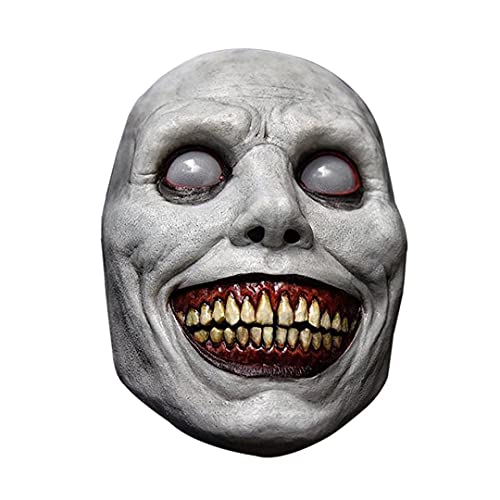 Rechazar creencia Mínimo Máscara de Halloween de Miedo Máscara de Demonio Sonriente de Miedo  Película de Terror Máscara de Asesino Máscara de Calavera The Evil Cosplay  Props Máscara de Miedo Máscara de látex -